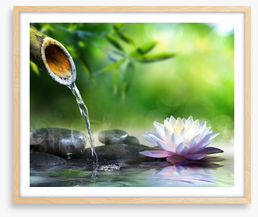 Flowing zen garden
