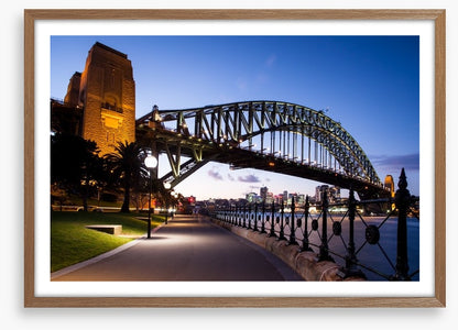 The bridge at dusk
