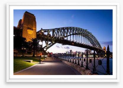 The bridge at dusk