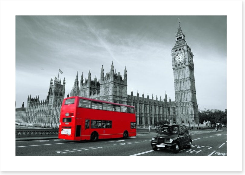 The old red bus