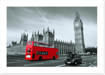 The old red bus