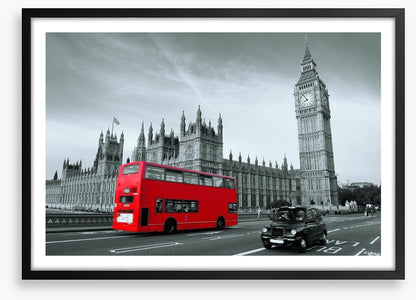 The old red bus
