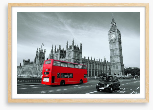 The old red bus