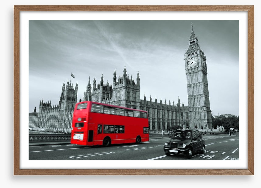 The old red bus