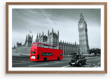 The old red bus