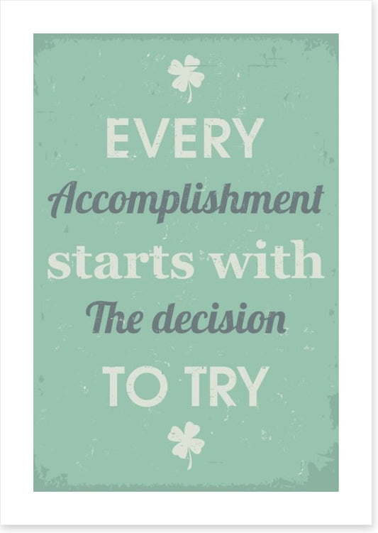 The decision to try