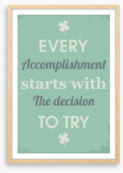 The decision to try