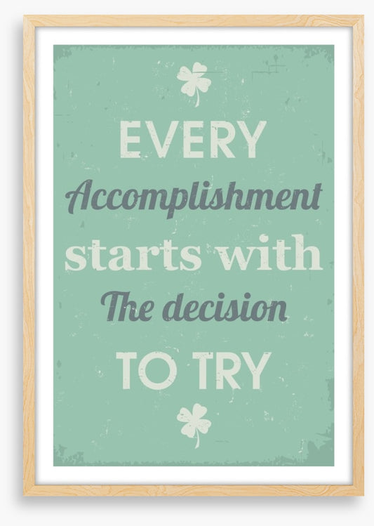 The decision to try
