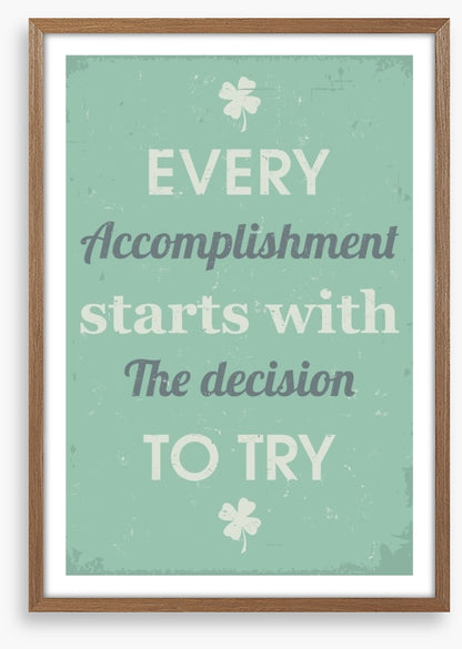 The decision to try