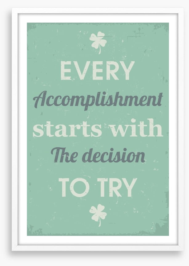 The decision to try