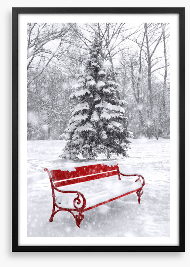 A seat in the snow