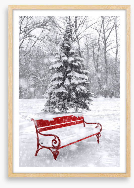 A seat in the snow