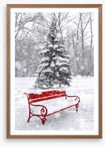 A seat in the snow