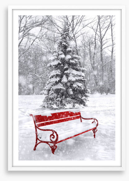 A seat in the snow