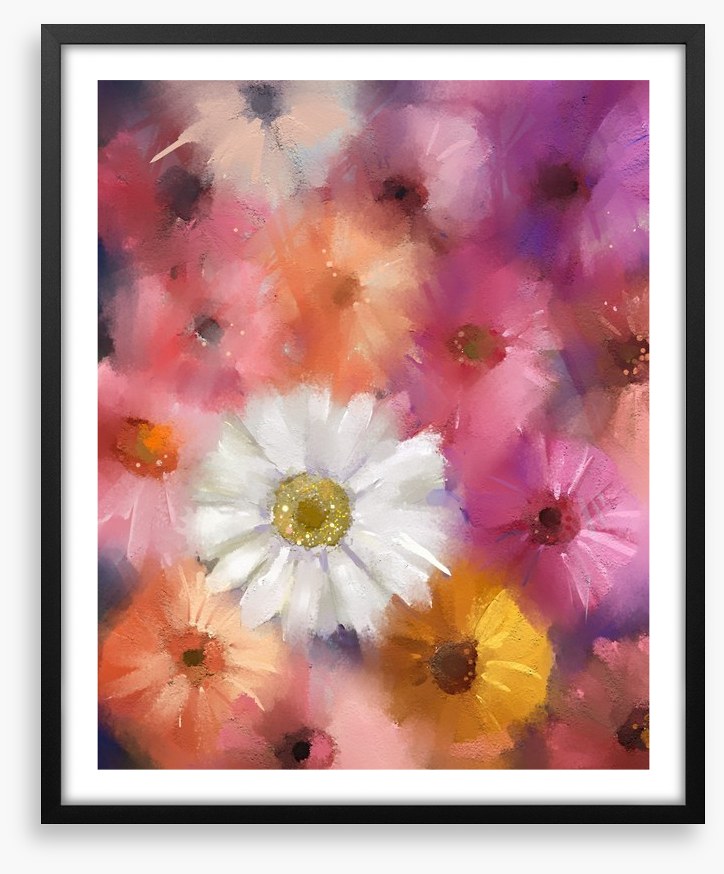 The white gerbera