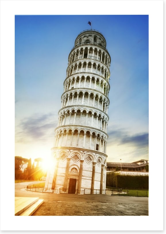 The leaning tower of Pisa, Italy