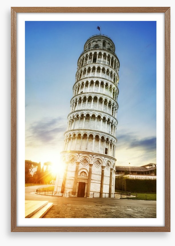 The leaning tower of Pisa, Italy