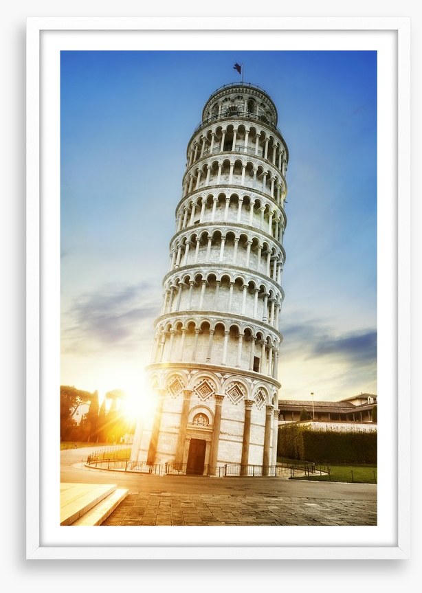The leaning tower of Pisa, Italy