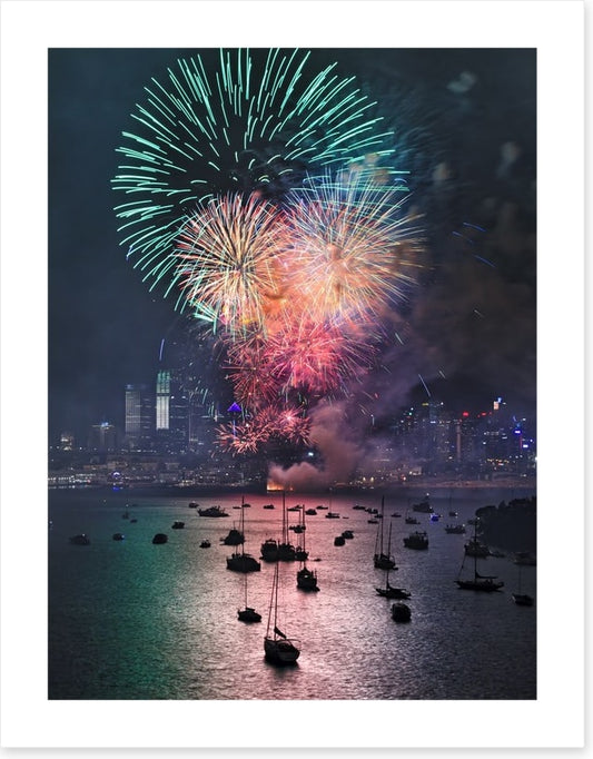 Sydney harbour fireworks