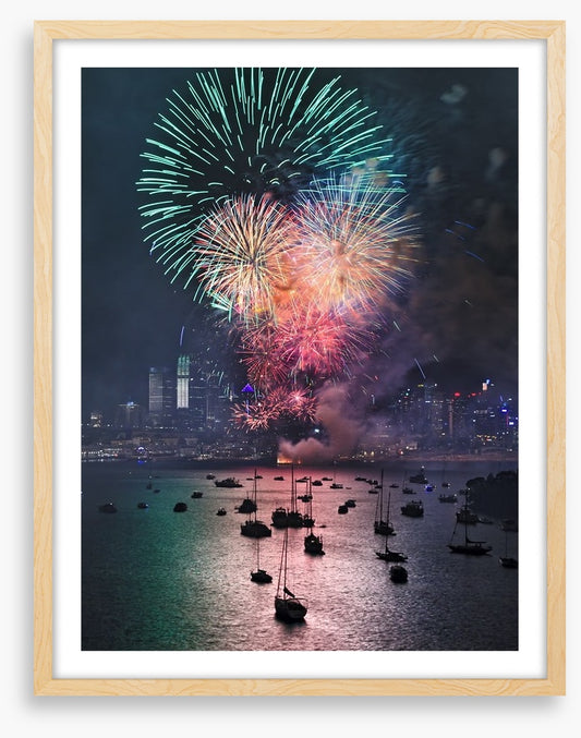 Sydney harbour fireworks