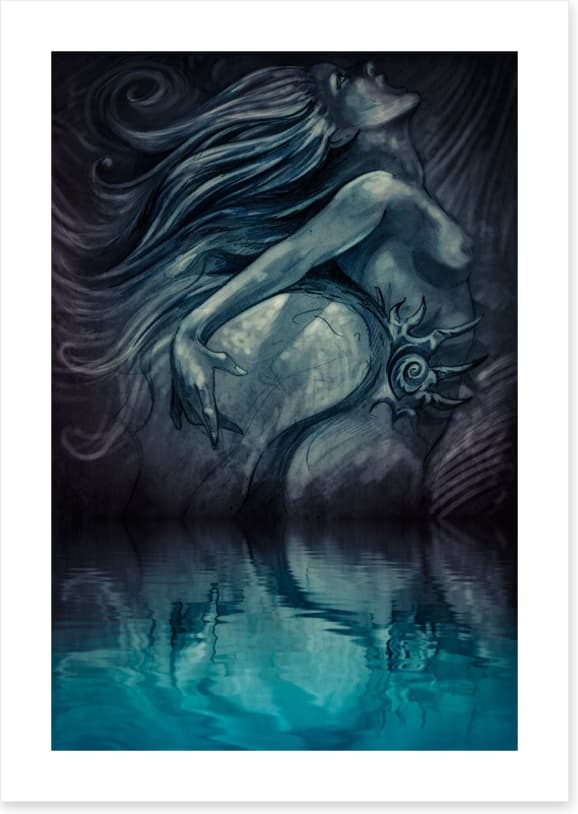 Mythical mermaid