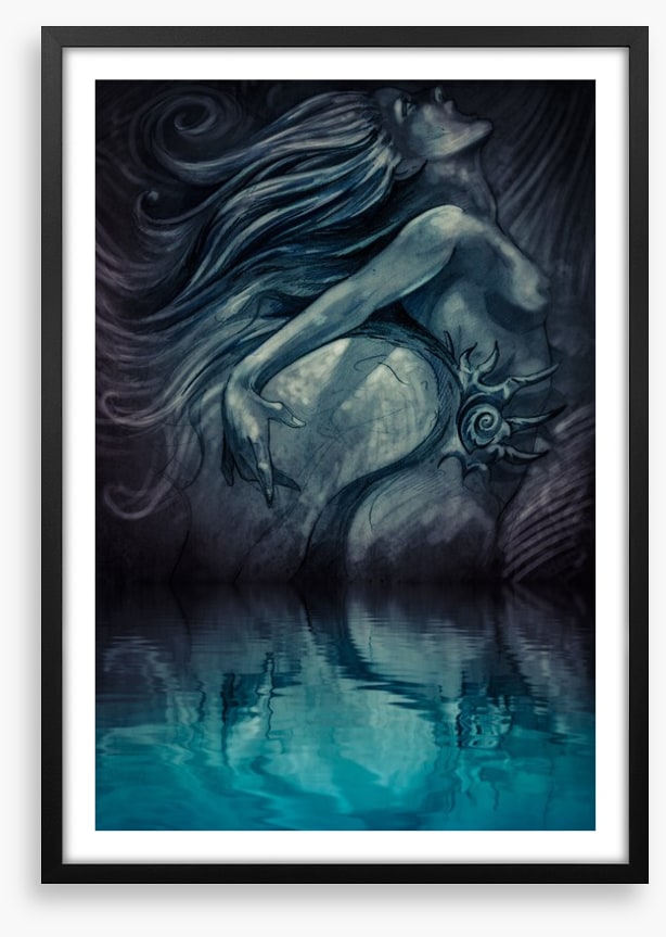 Mythical mermaid