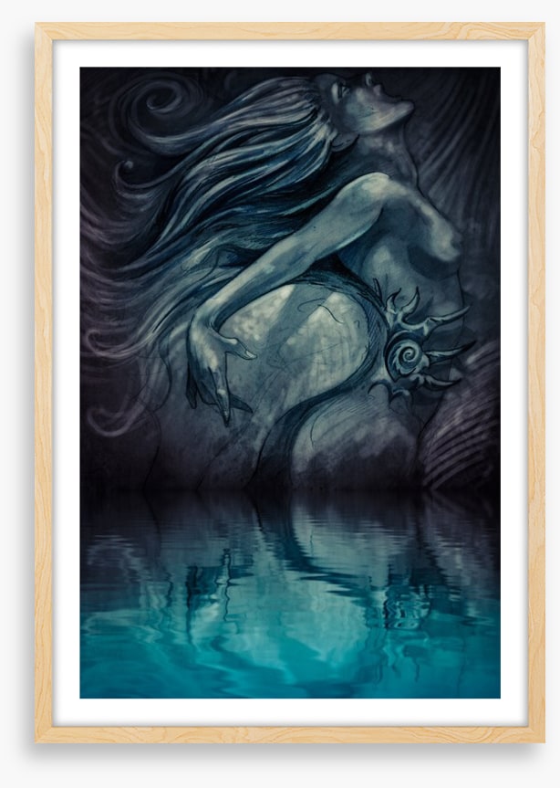 Mythical mermaid