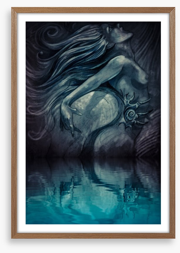 Mythical mermaid