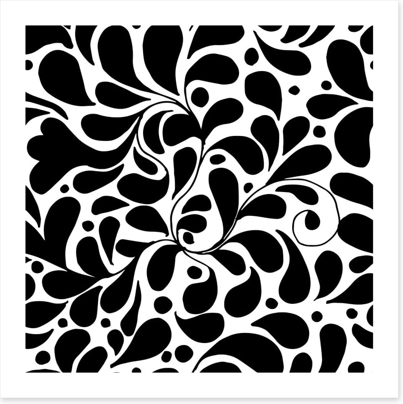 Swirl in black