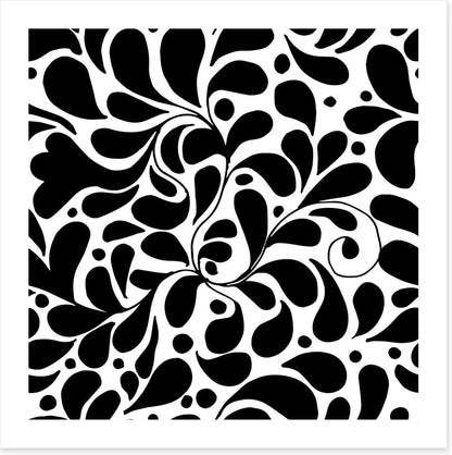 Swirl in black