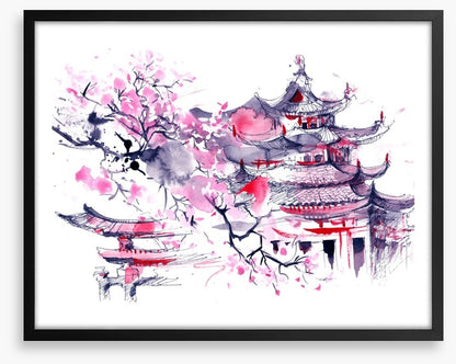 Sakura temple