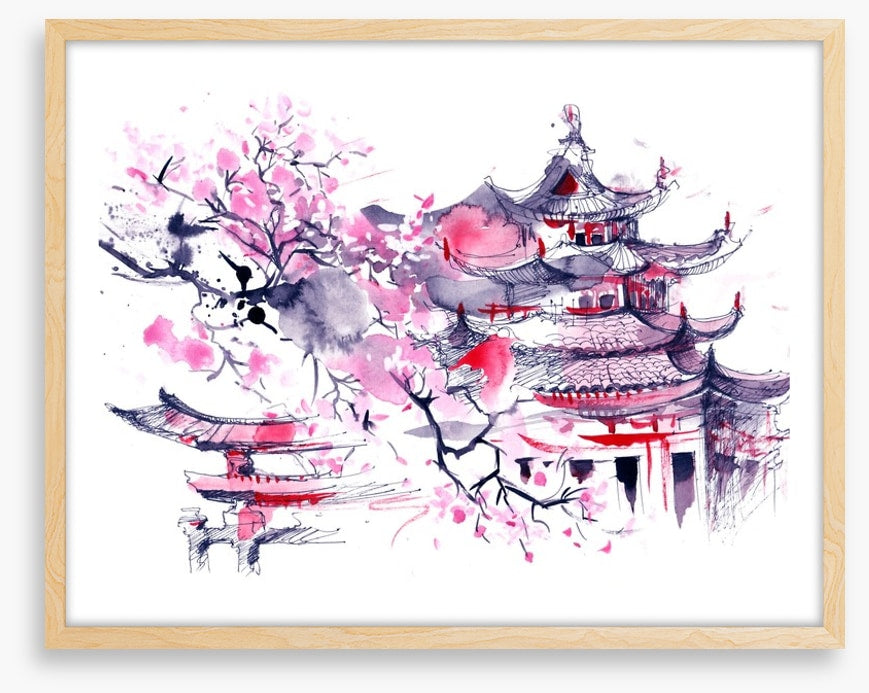 Sakura temple