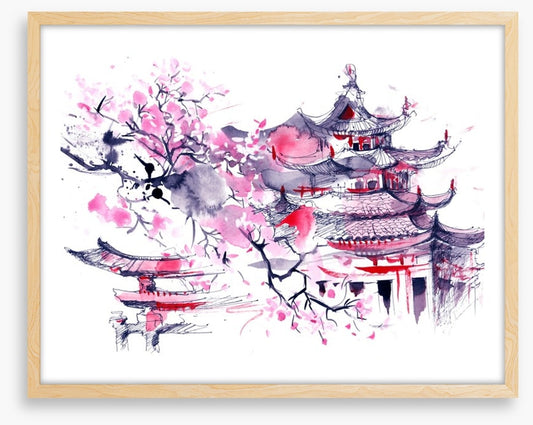 Sakura temple