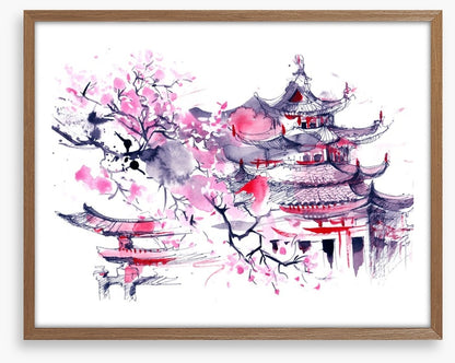 Sakura temple