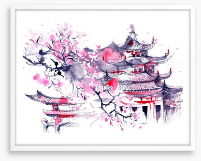 Sakura temple