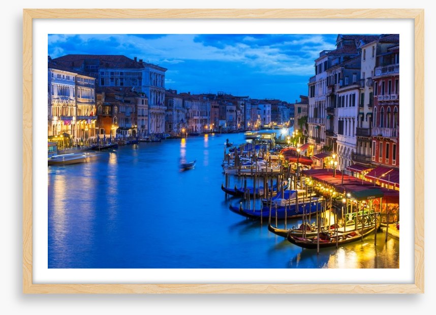 Grand Canal twilight, Italy