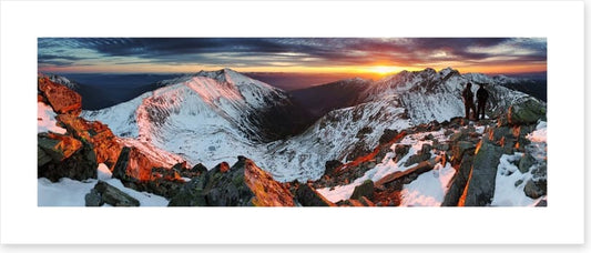 Last rays over the peaks