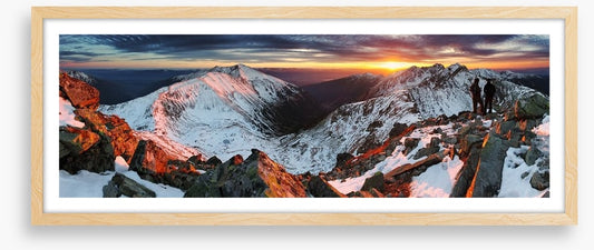 Last rays over the peaks