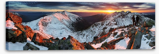 Last rays over the peaks