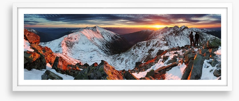 Last rays over the peaks