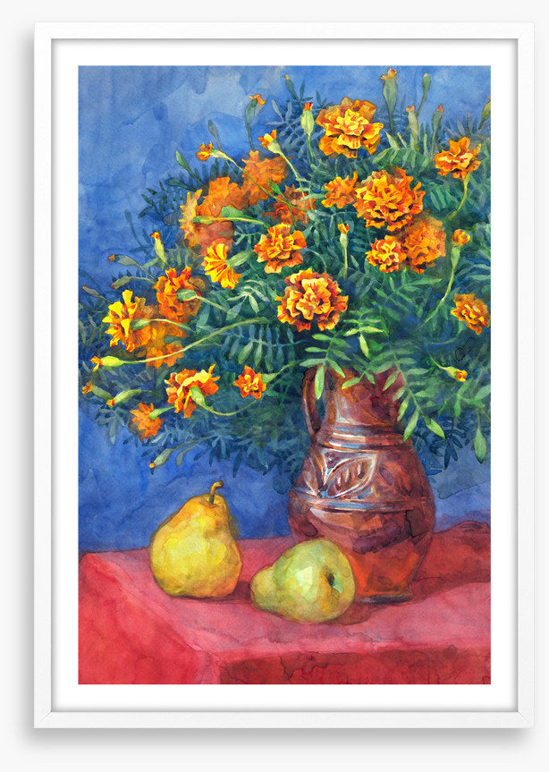 Golden marigold pears