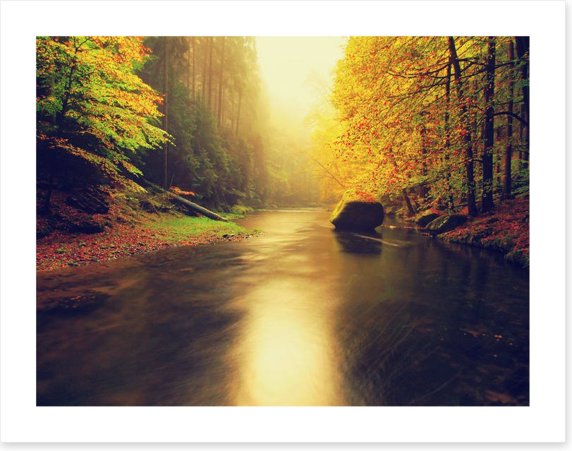 Flowing fall