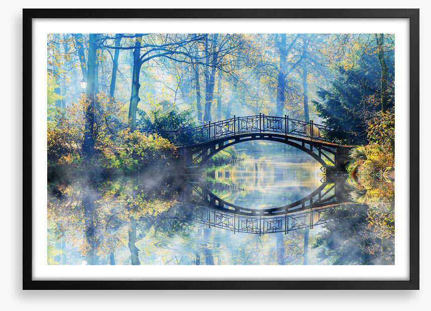 Sunbeam bridge reflections