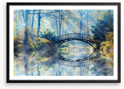 Sunbeam bridge reflections