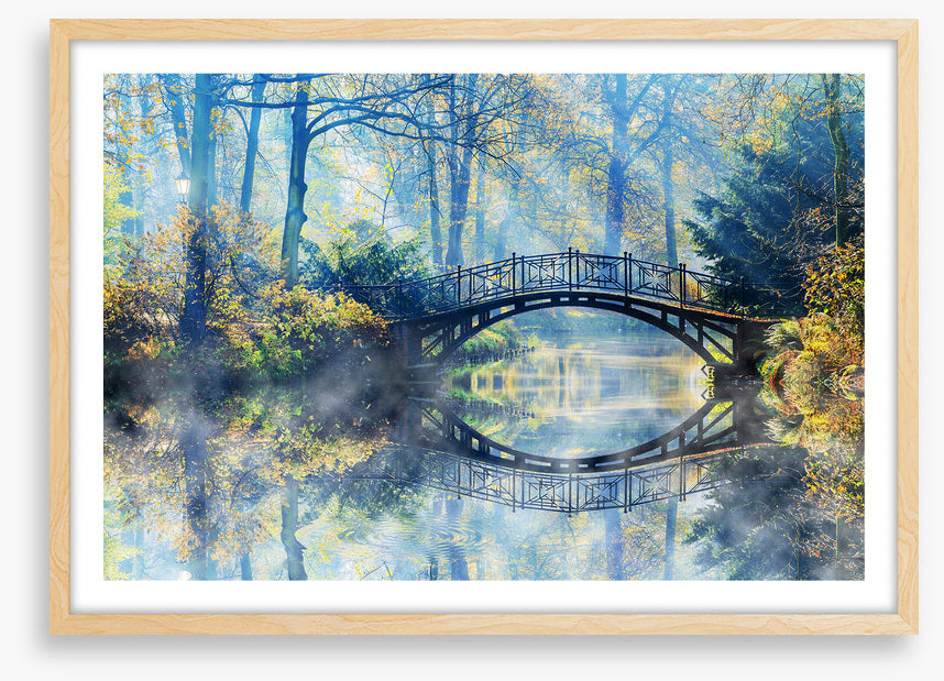 Sunbeam bridge reflections