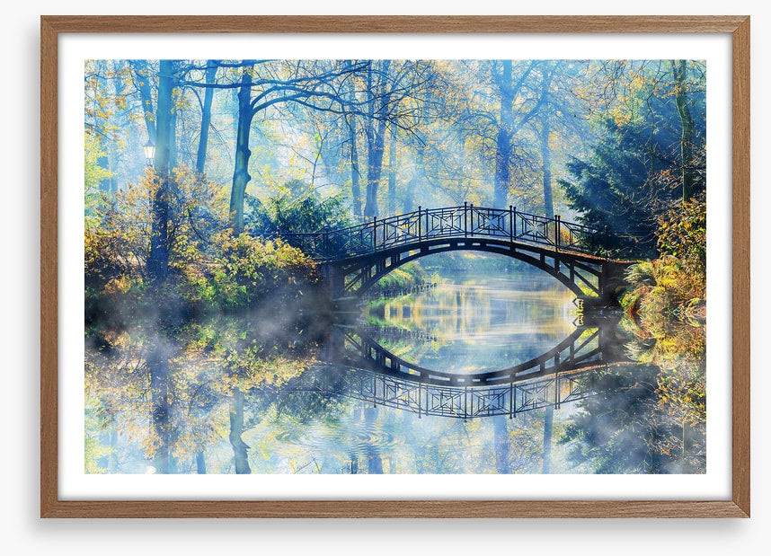 Sunbeam bridge reflections