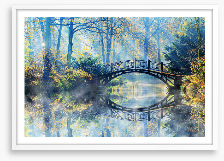 Sunbeam bridge reflections