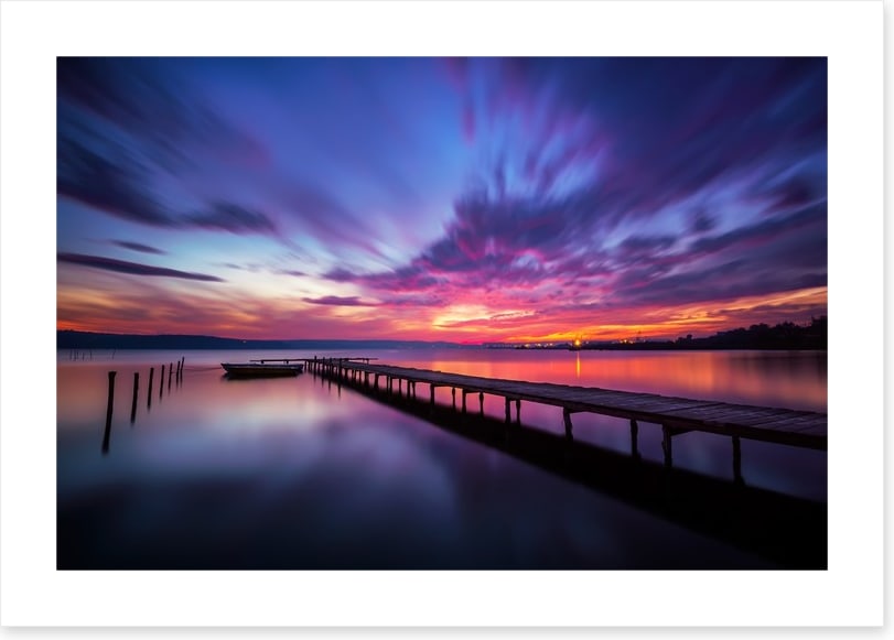 Violet sunset