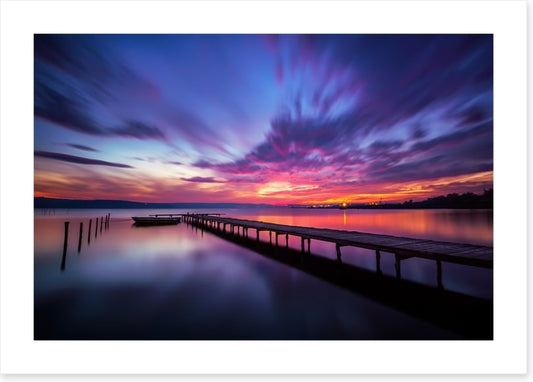 Violet sunset