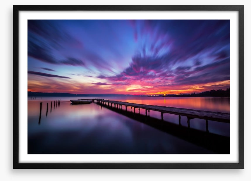 Violet sunset
